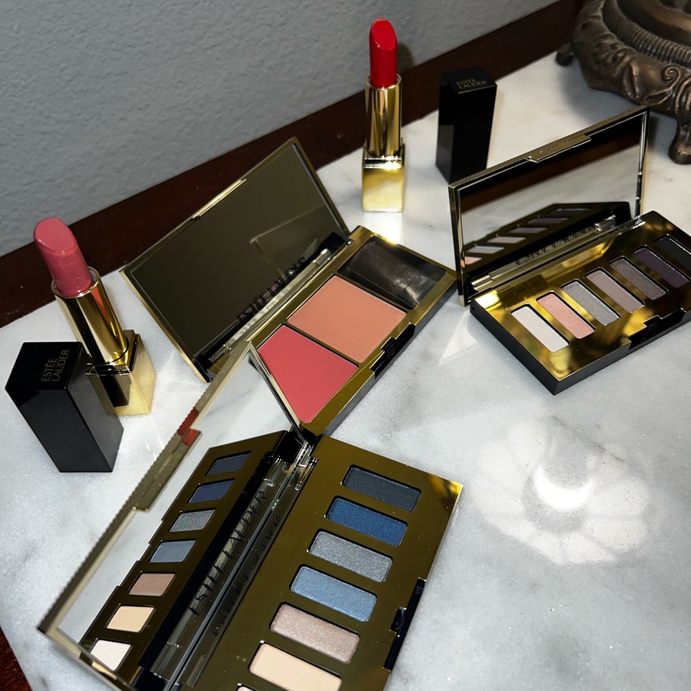 💄 ESTEE LAUDER Pure Color Sculpting Makeup EyeShadow Palettes Blush LIPSTICKS👄